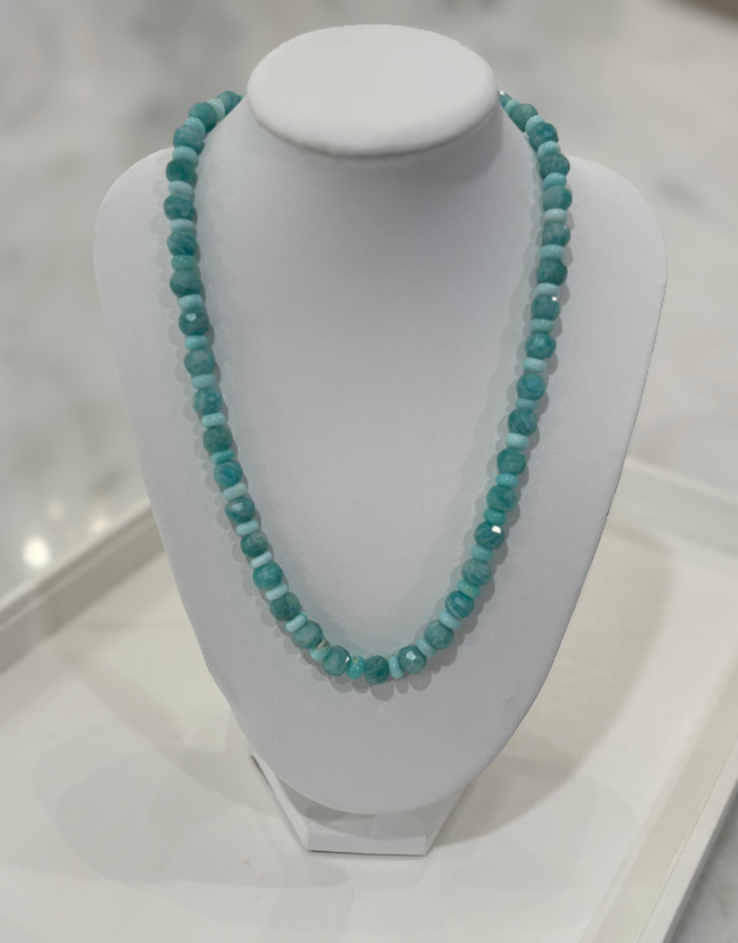 Mint Natural Stone Necklace