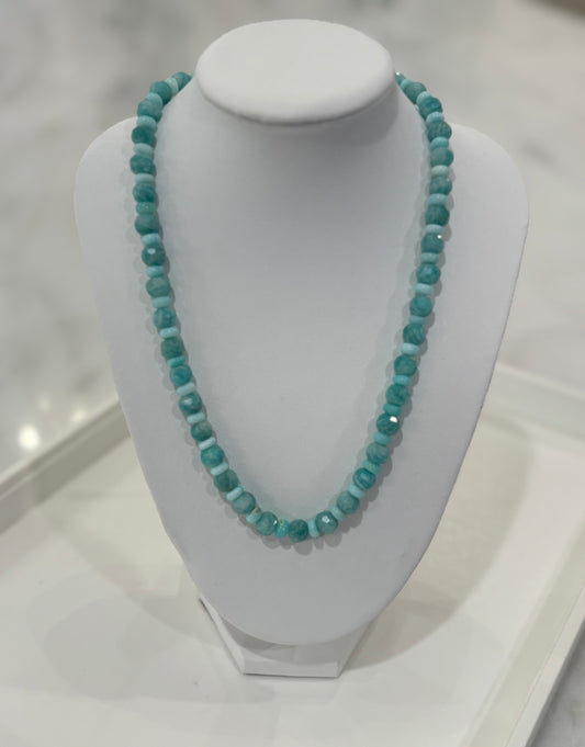 Mint Natural Stone Necklace